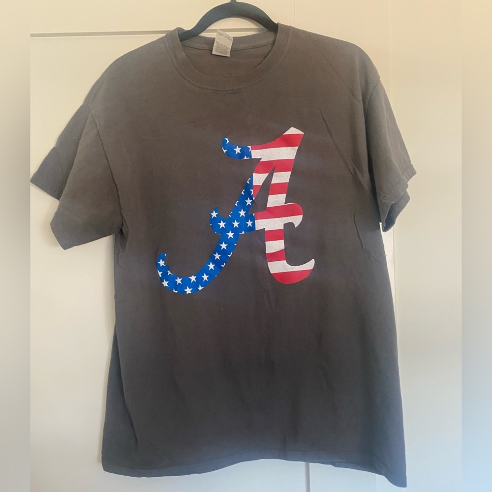 Alabama American Flag tshirt
